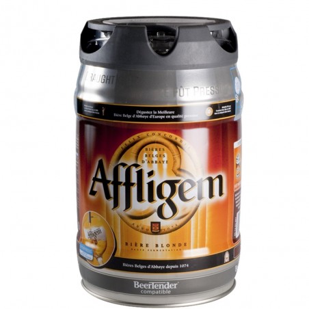 AFFLIGEM Fût de biere Blonde - Compatible Beertender - 5 L