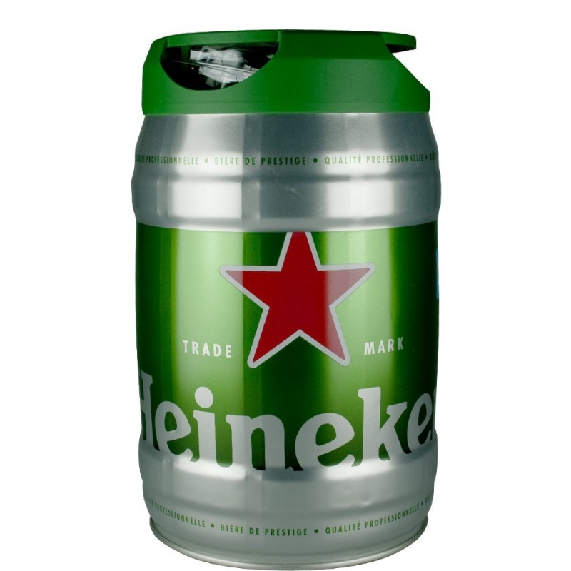 Fût de bière Heineken compatible Beertender - 5L –